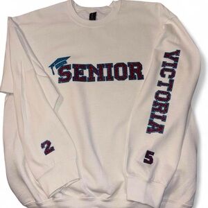 Custom Senior’26 Crewneck Or Hoodie- Personalized To Your Senior